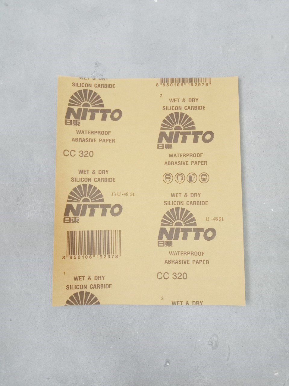 กระดาษทรายน้ำ NITTO